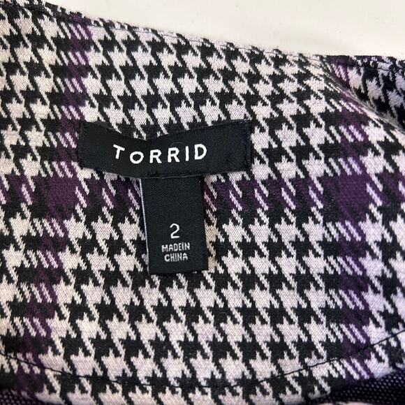 Torrid Women's Studio Double Knit Cropped Collarless Jacket‎ Classic Size 2 - Picture 5 of 12